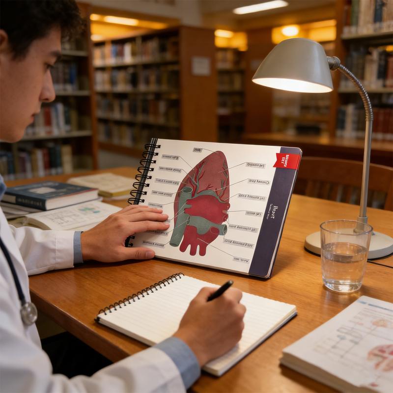 Anatomical Structure Labeling Exercise Book | Dry Erase Anatomy Workbook