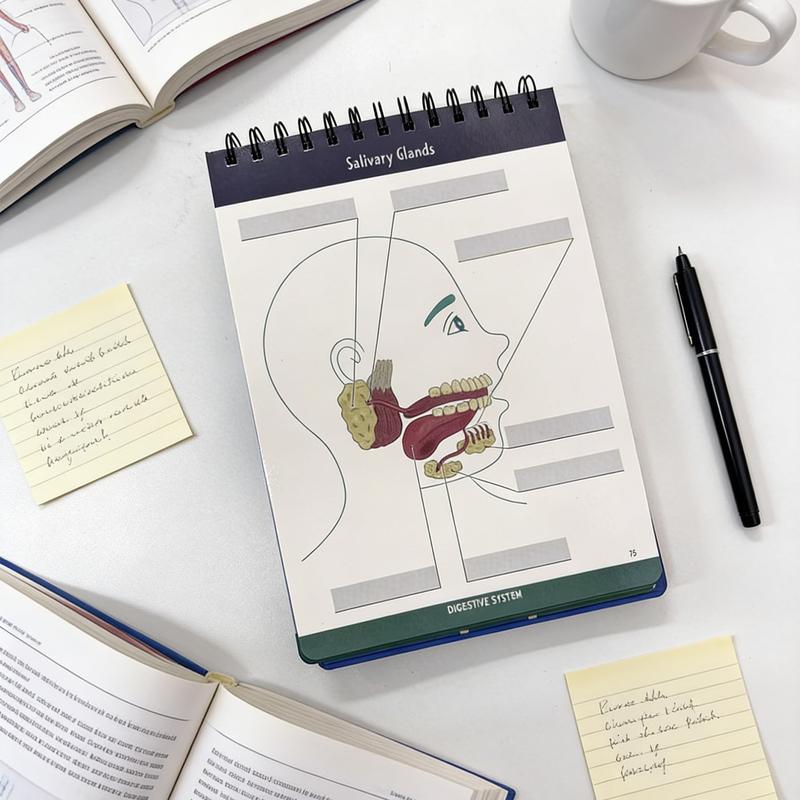 Anatomical Structure Labeling Exercise Book | Dry Erase Anatomy Workbook